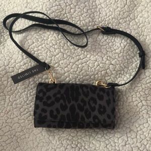 The limited faux  leather Crossbody Leopard print